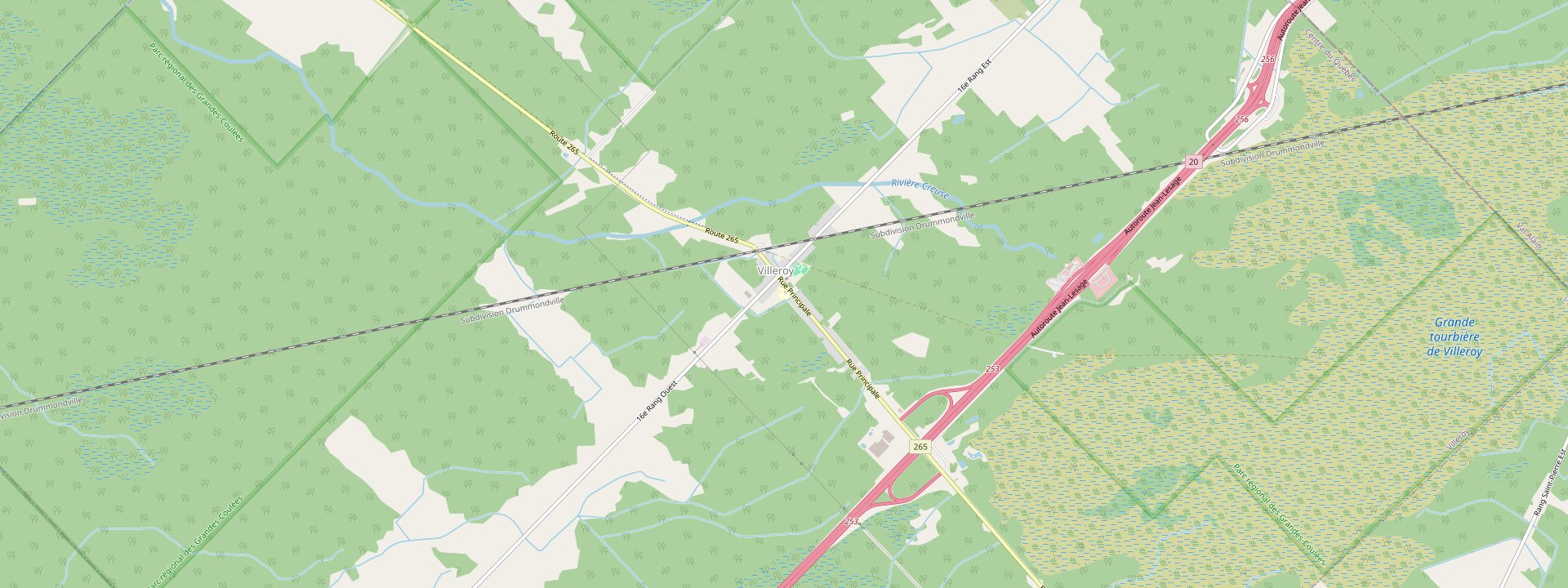 Plan des rues de Villeroy