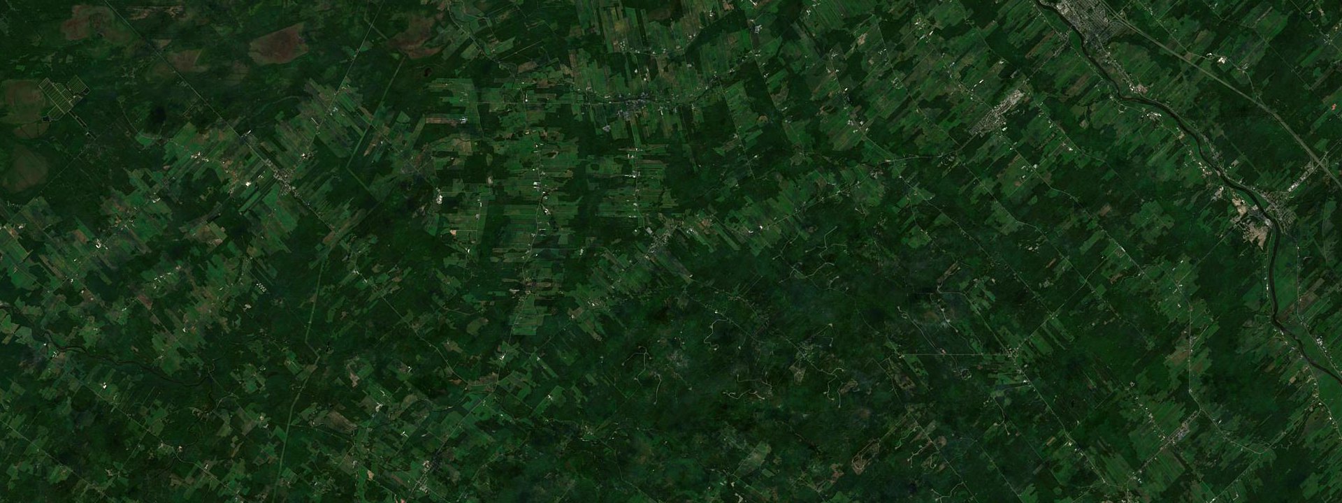 Vue satellite de Saint-Sylvestre
