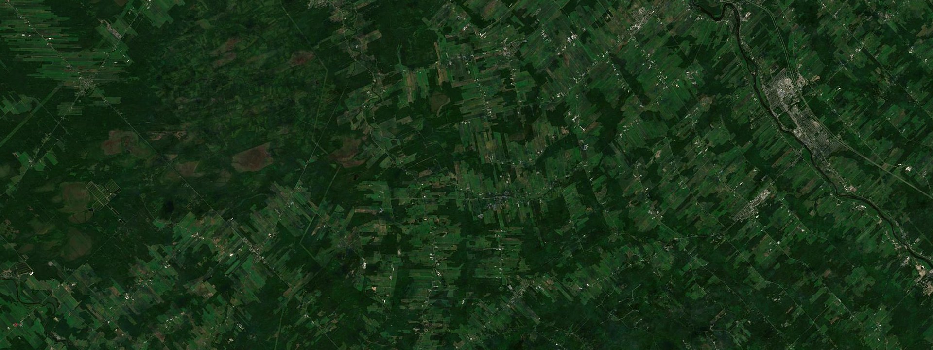 Vue satellite de Saint-Patrice-de-Beaurivage