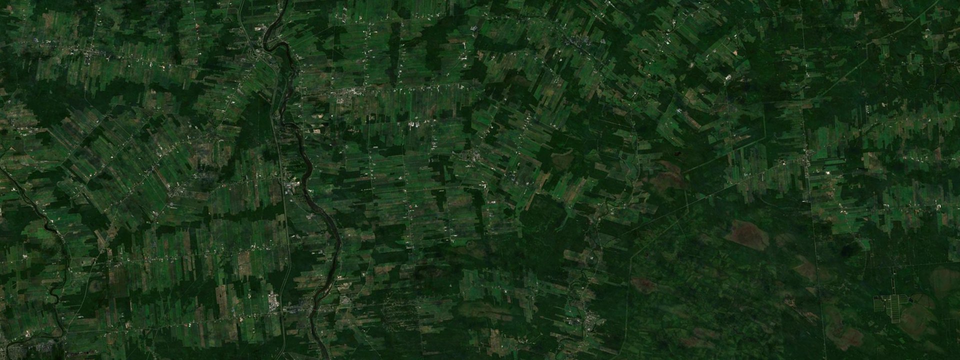 Vue satellite de Saint-Narcisse-de-Beaurivage