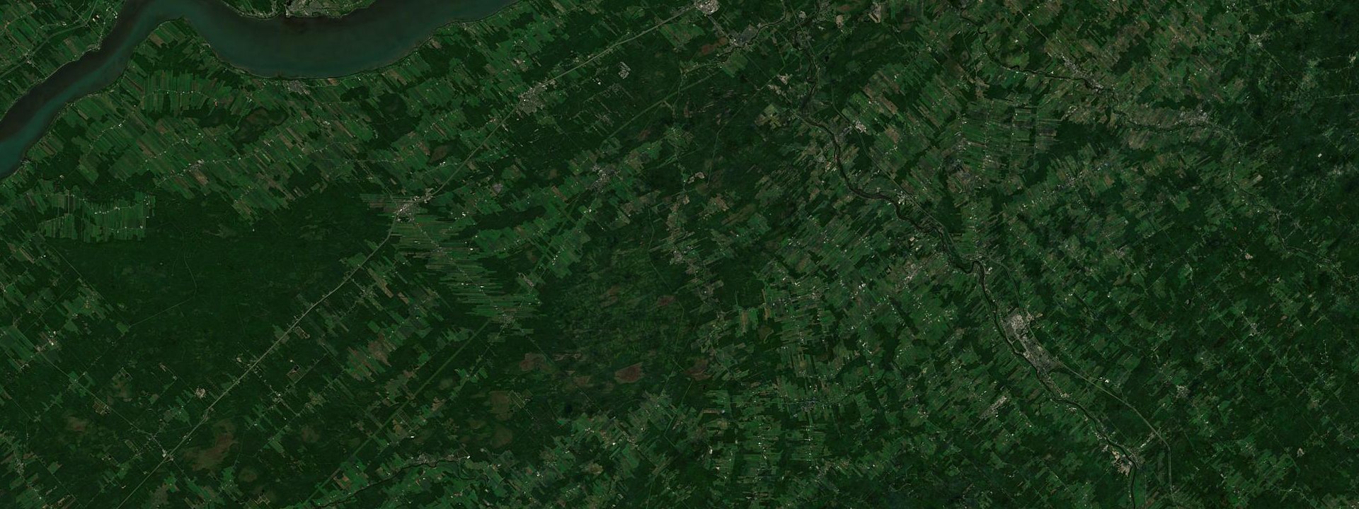 Vue satellite de Saint-Gilles