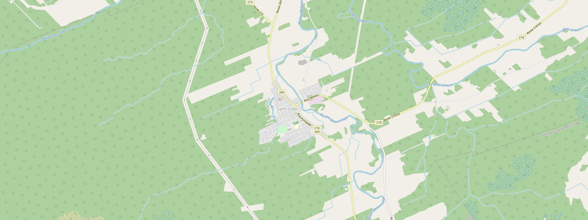 Plan des rues de Saint-Gilles