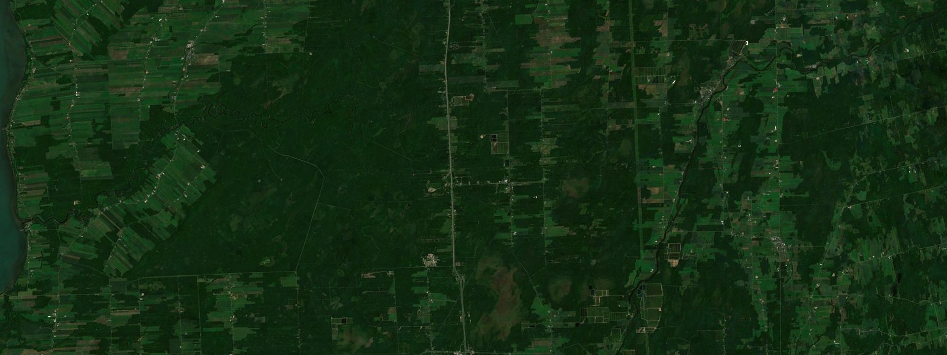 Vue satellite de Val-Alain