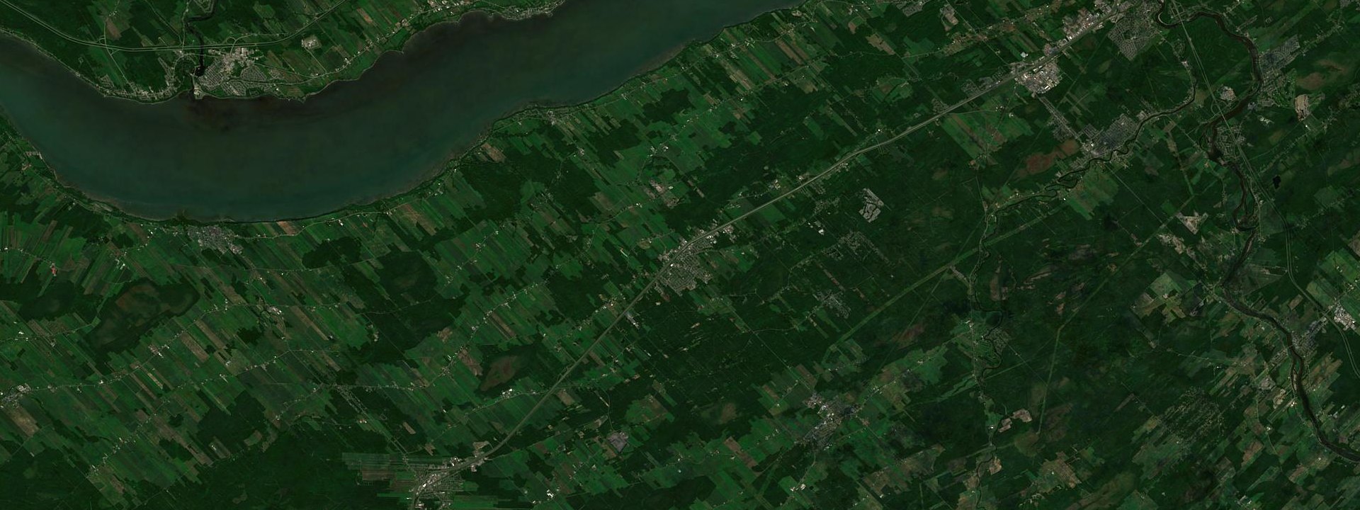 Vue satellite de Saint-Apollinaire