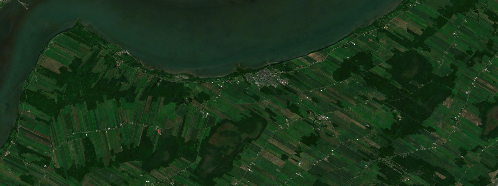 Vue satellite de Sainte-Croix
