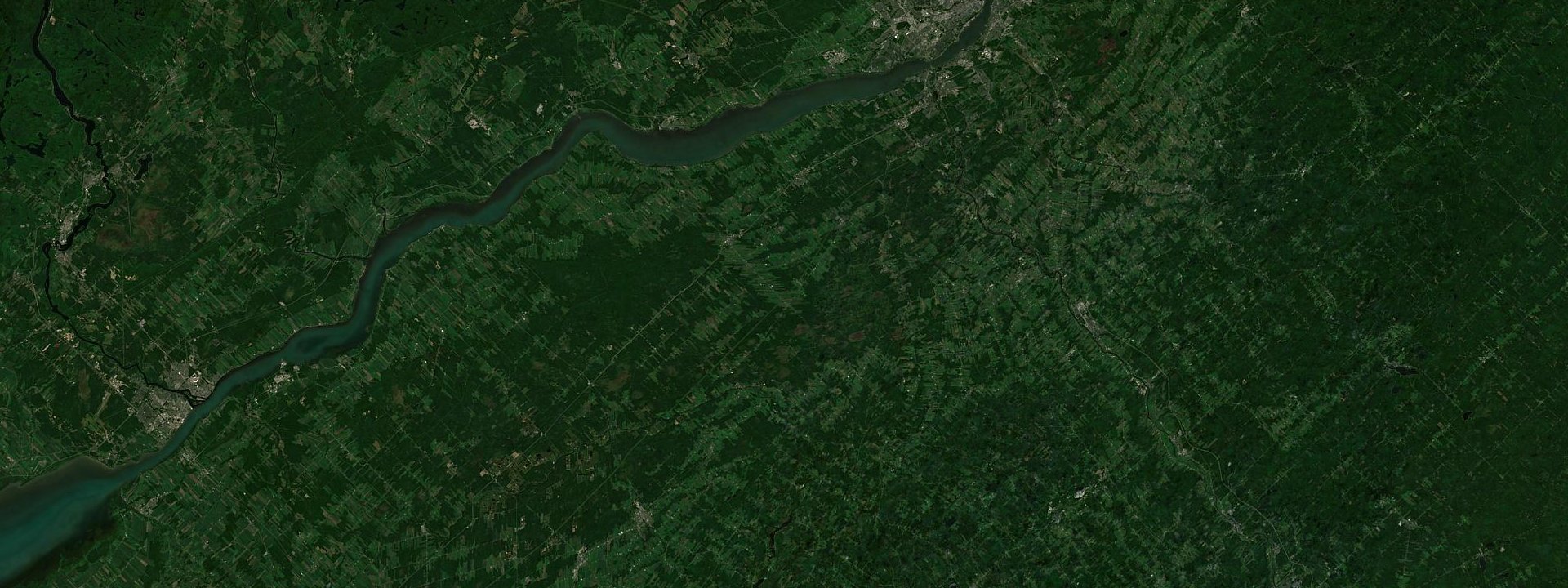 Vue satellite de Lotbinière