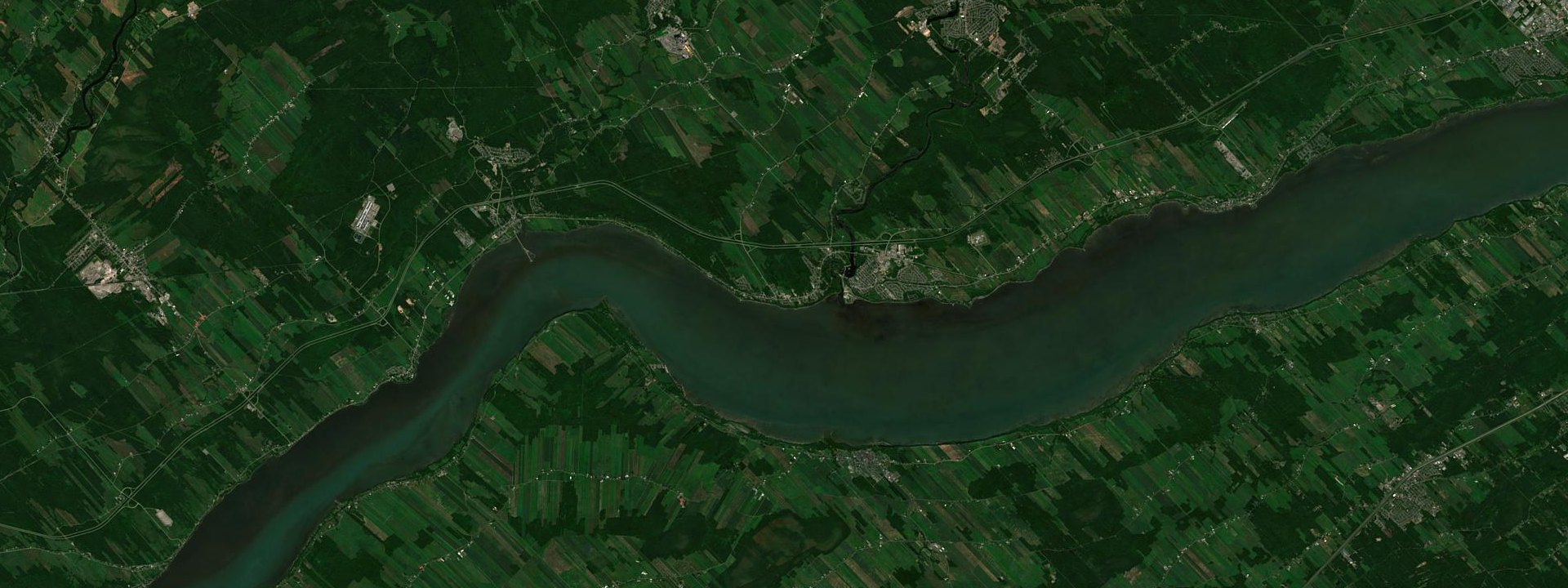 Vue satellite de Cap-Santé