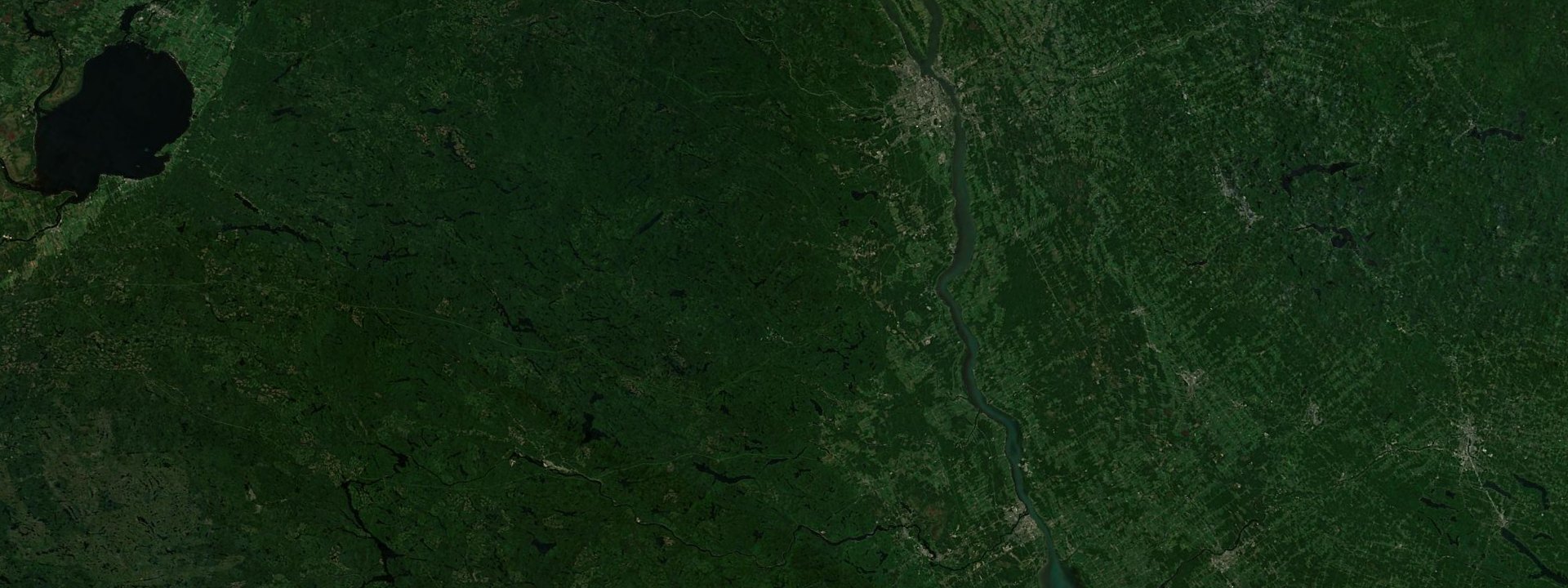 Vue satellite de Portneuf