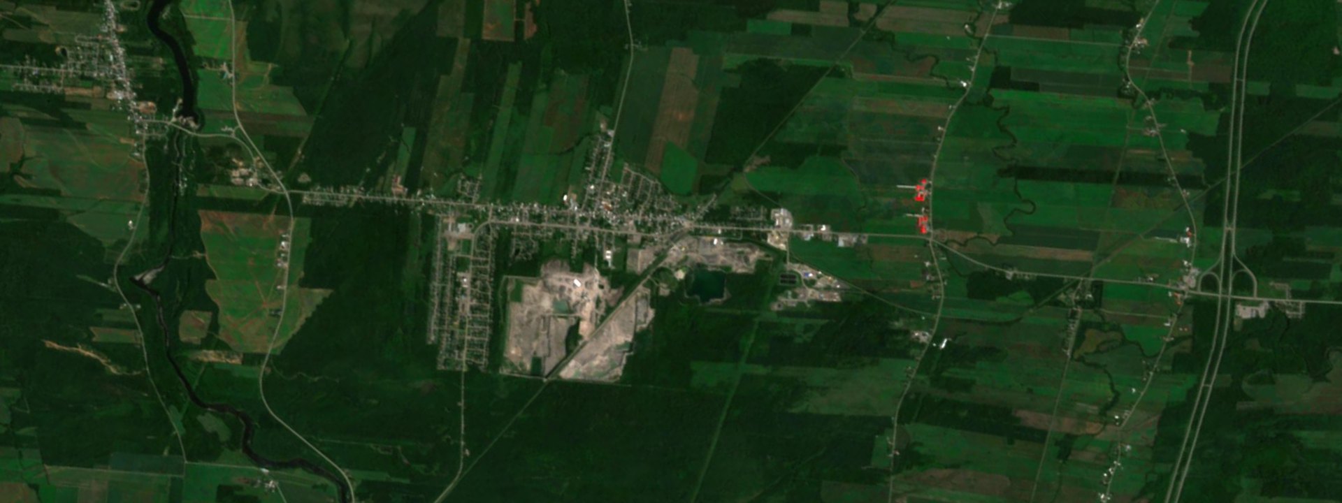 Vue satellite de Saint-Marc-des-Carrières