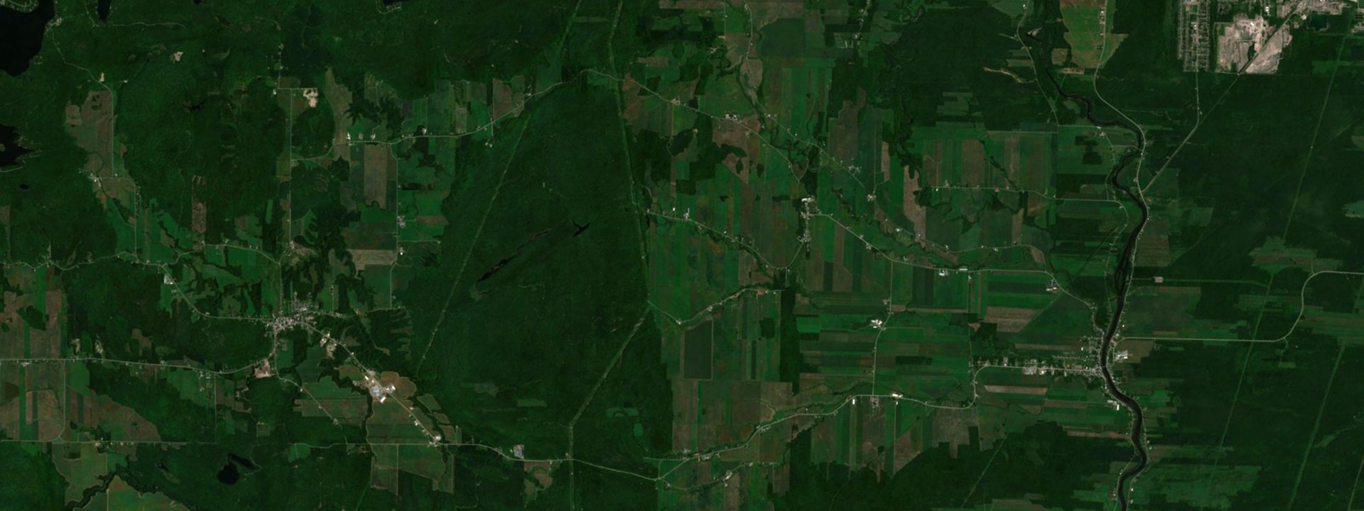 Vue satellite de Saint-Thuribe