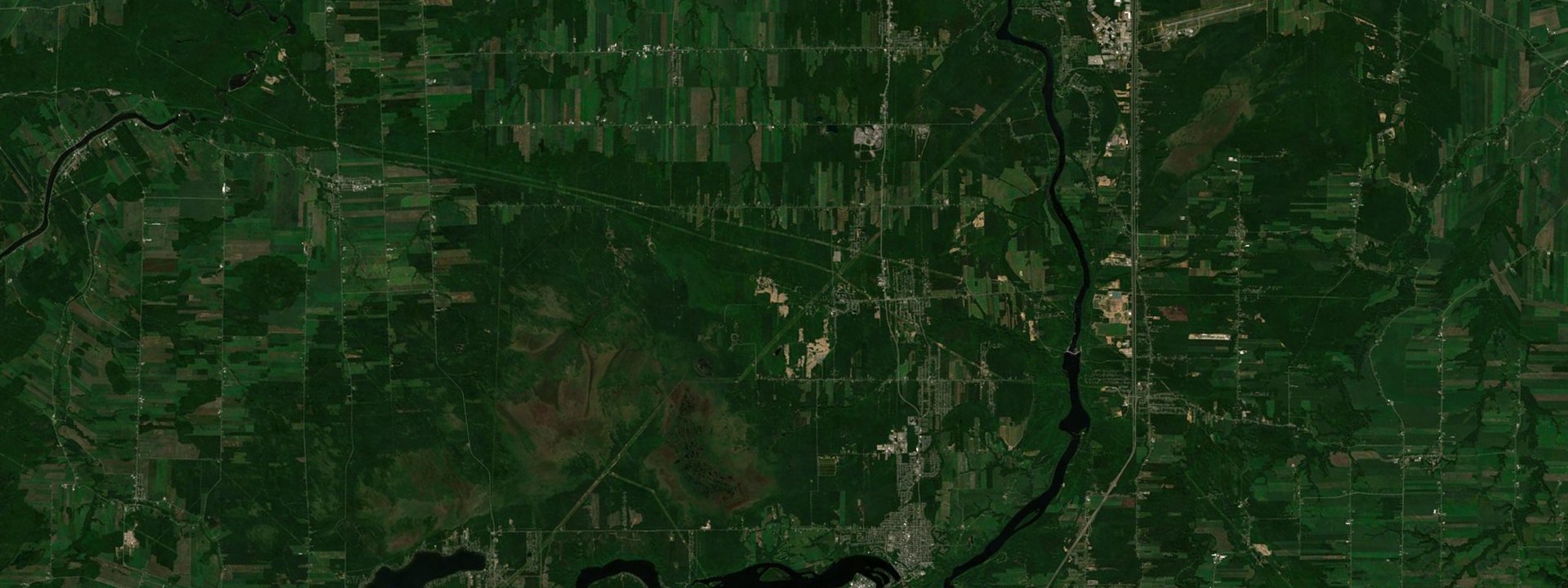 Vue satellite de Notre-Dame-du-Mont-Carmel
