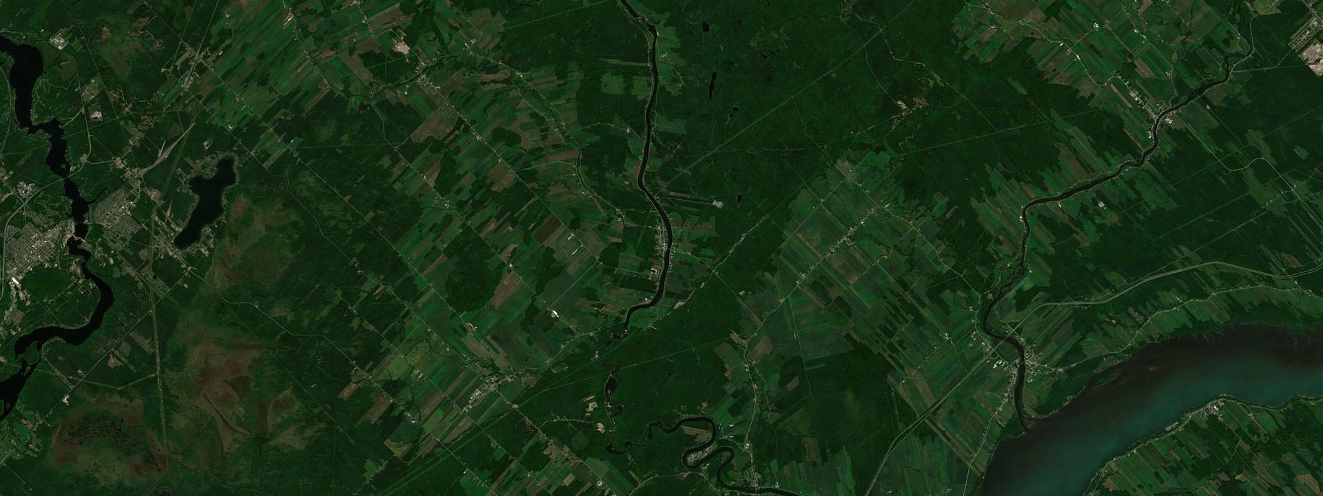 Vue satellite de Saint-Stanislas