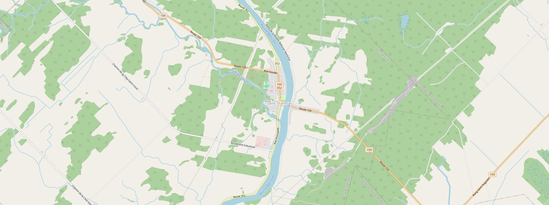 Plan des rues de Saint-Stanislas