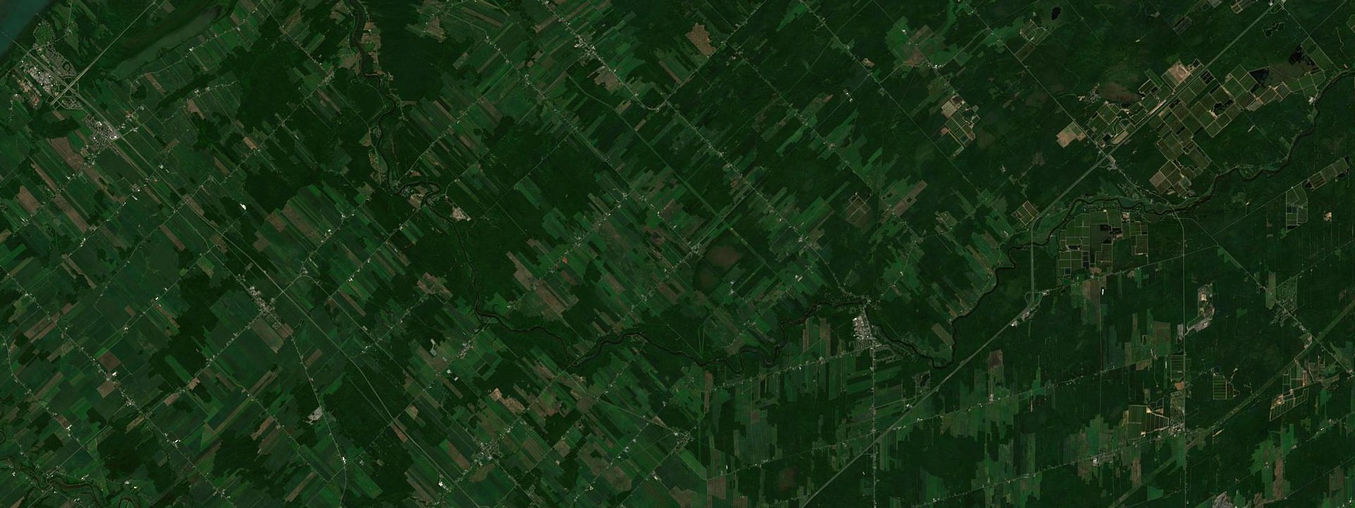 Vue satellite de Saint-Sylvère