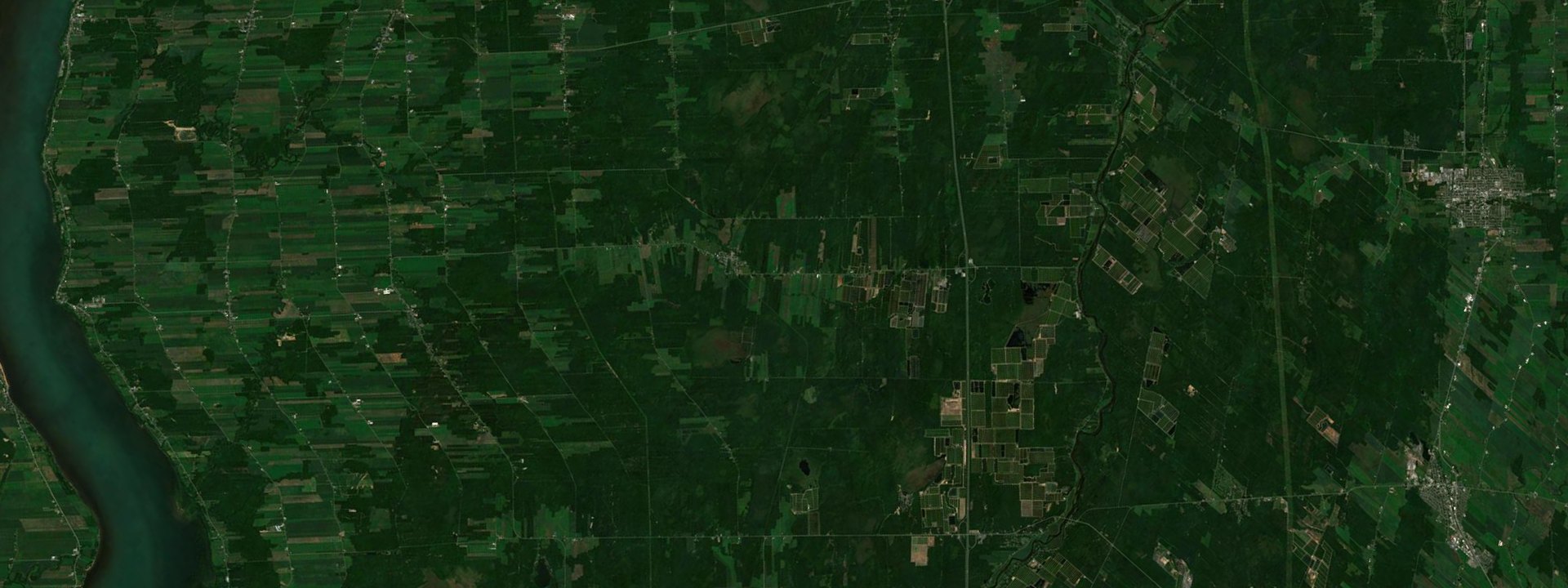 Vue satellite de Manseau