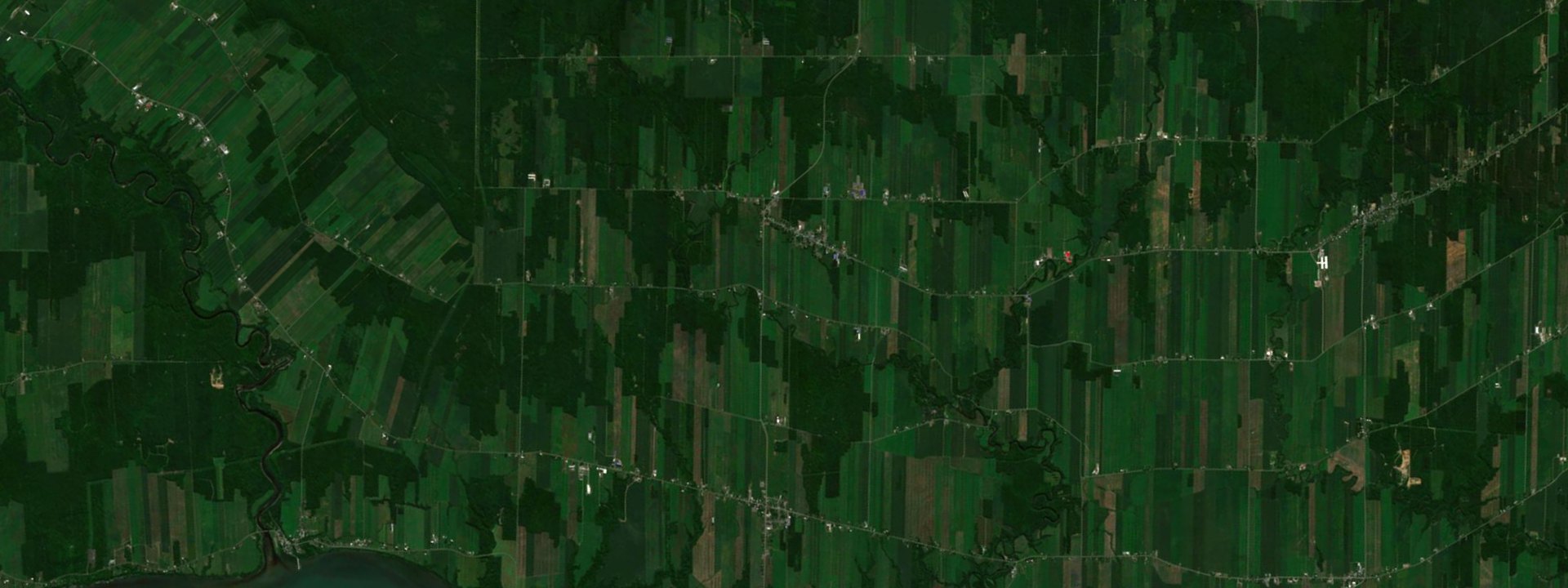 Vue satellite de Fortierville