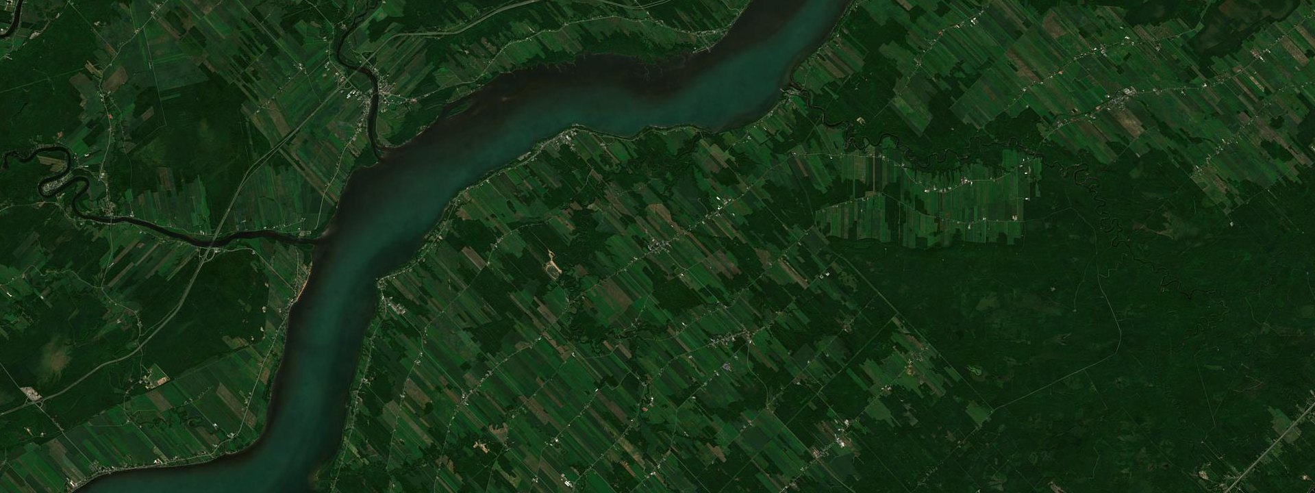 Vue satellite de Parisville