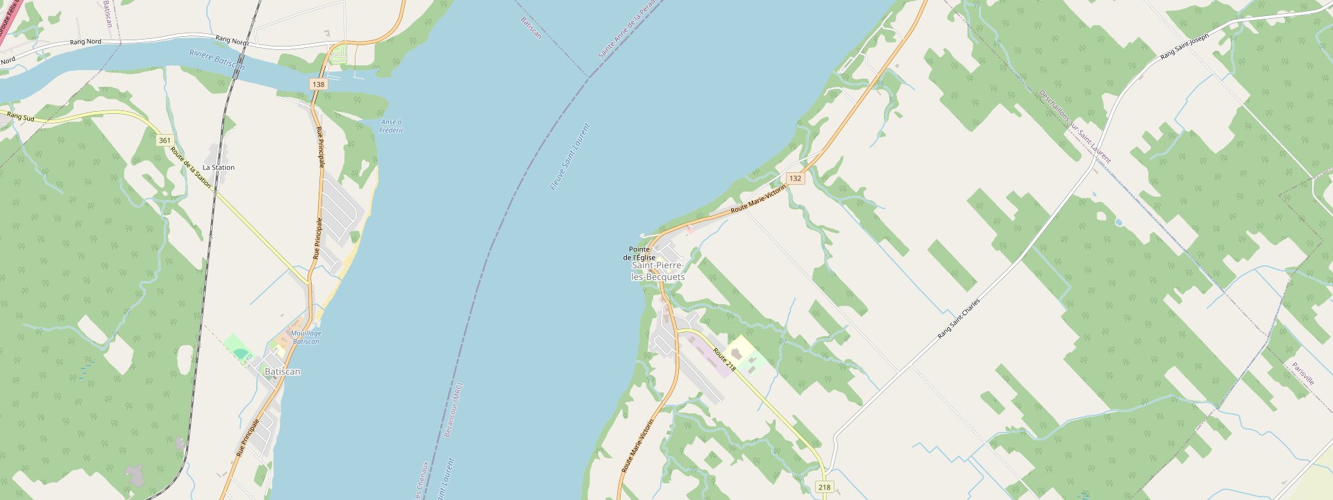 Plan des rues de Saint-Pierre-les-Becquets