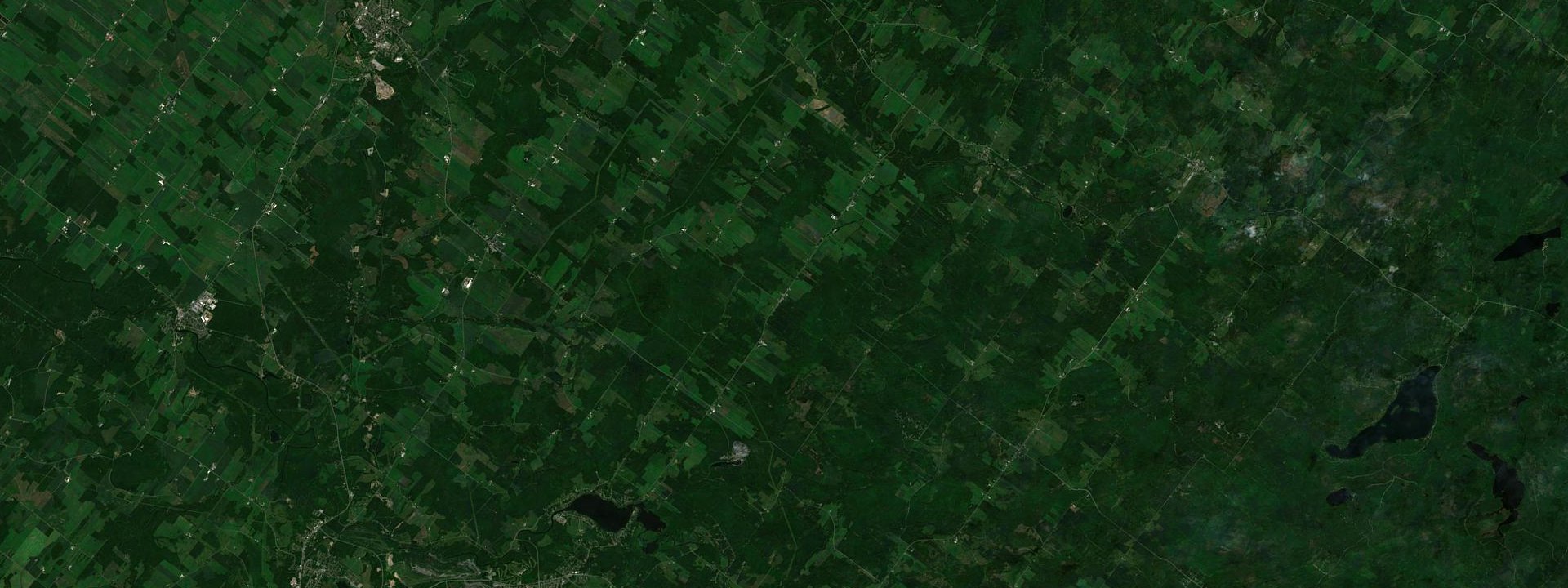 Vue satellite de Saint-Rémi-de-Tingwick