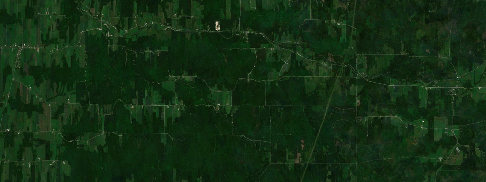 Vue satellite de Sainte-Hélène-de-Chester