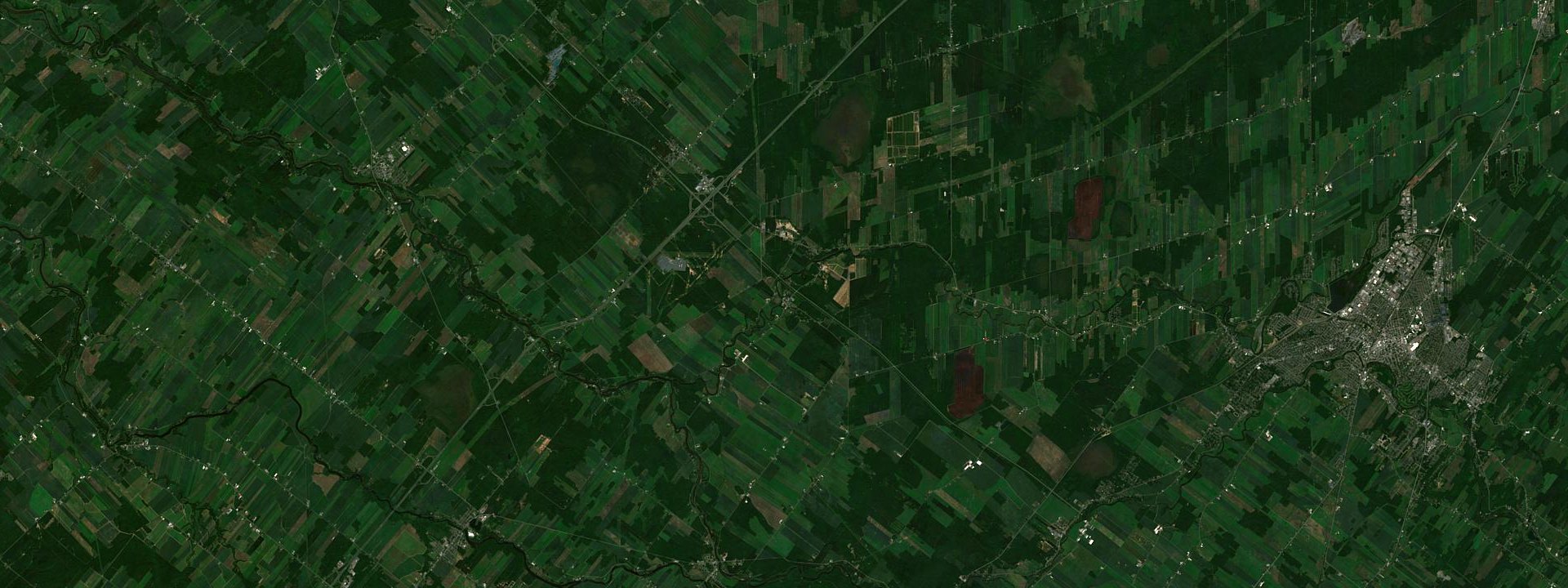 Vue satellite de Saint-Samuel