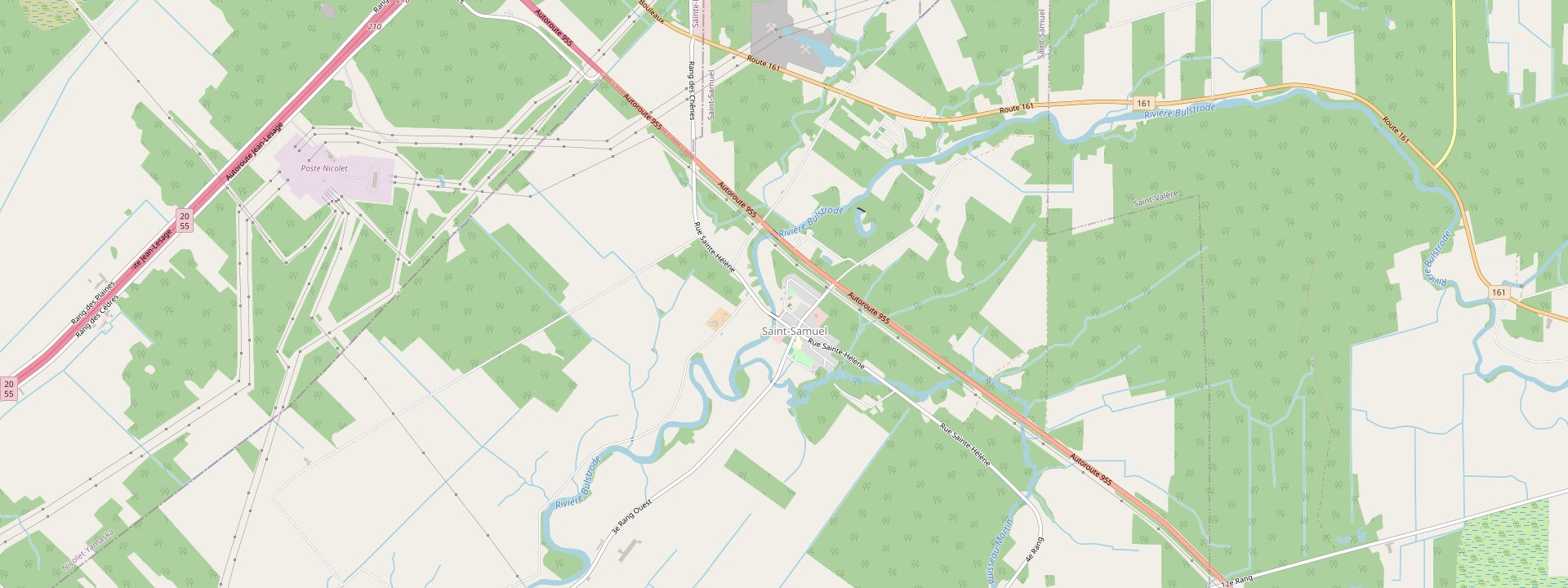 Plan des rues de Saint-Samuel