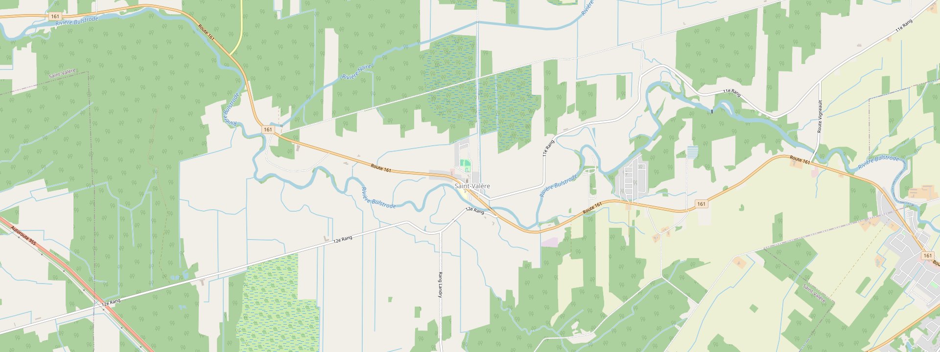 Plan des rues de Saint-Valère