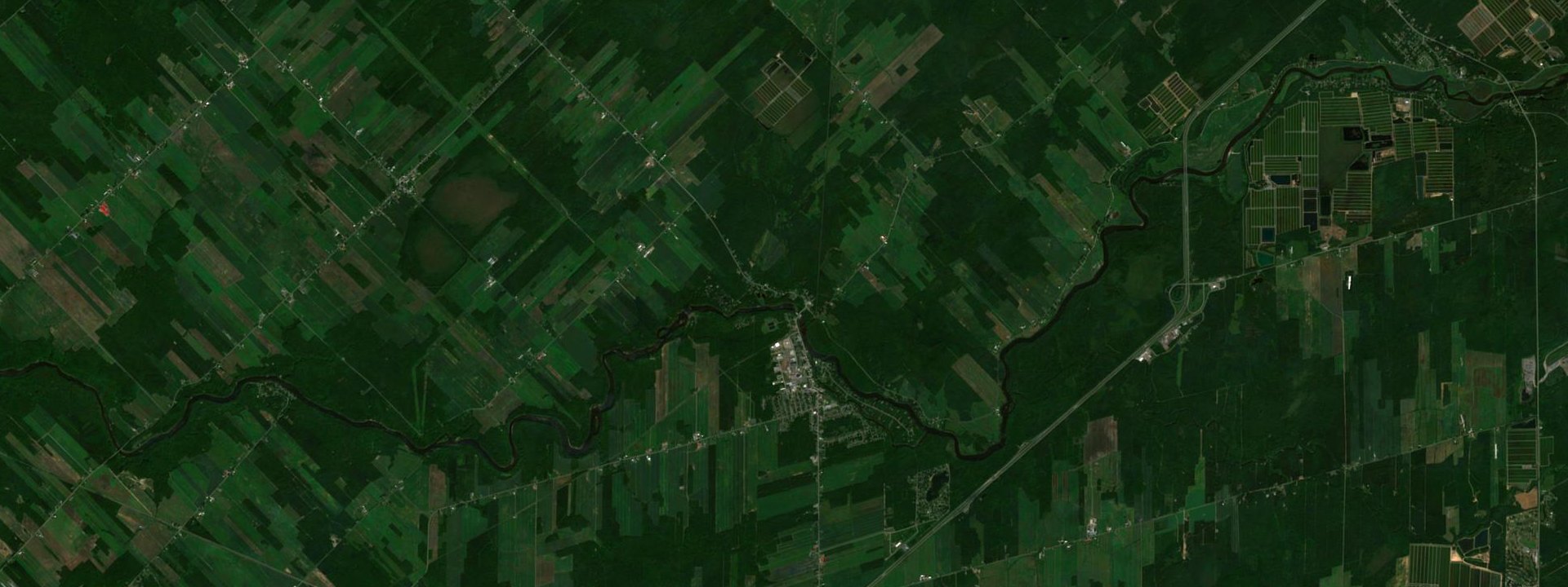Vue satellite de Maddington Falls