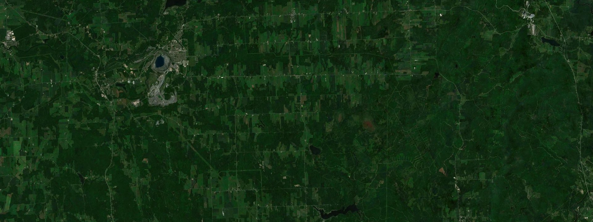 Vue satellite de Saint-Georges-de-Windsor