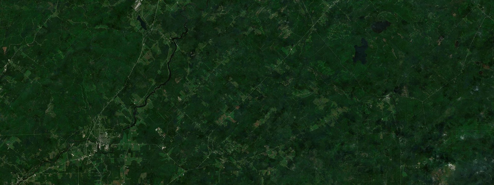 Vue satellite de Bury