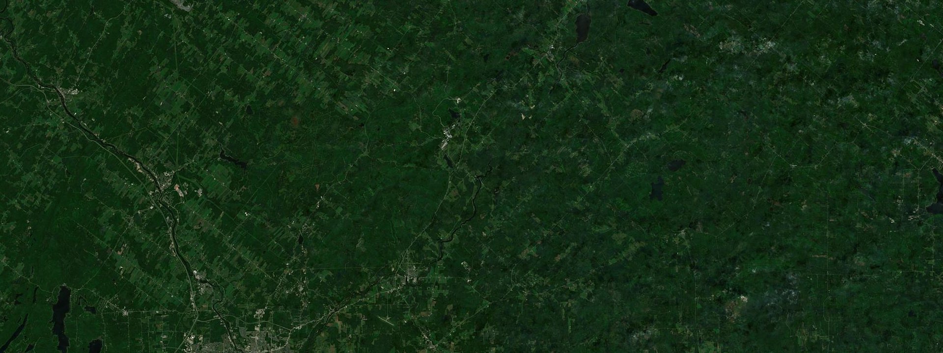 Vue satellite de Dudswell