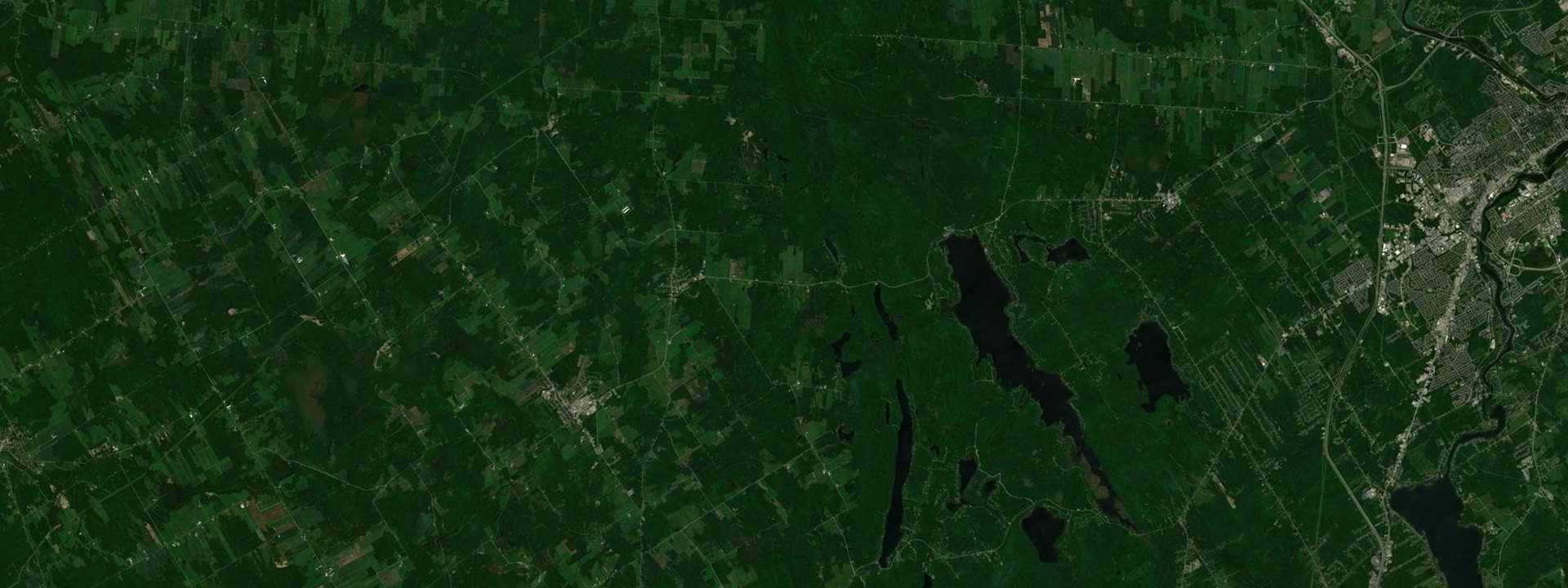 Vue satellite de Racine