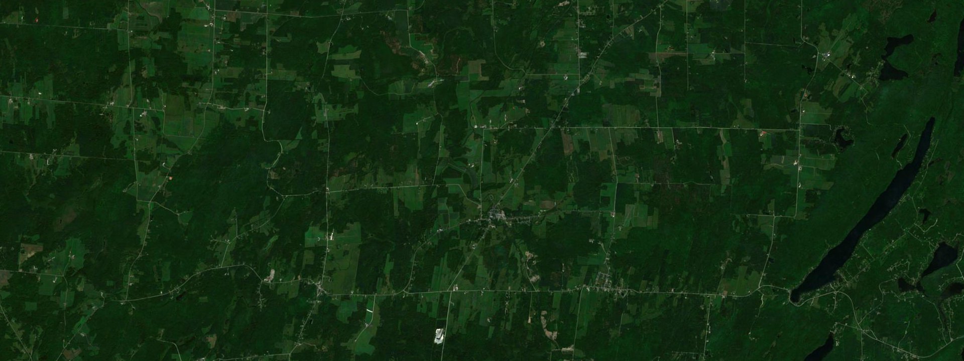 Vue satellite de Lawrenceville
