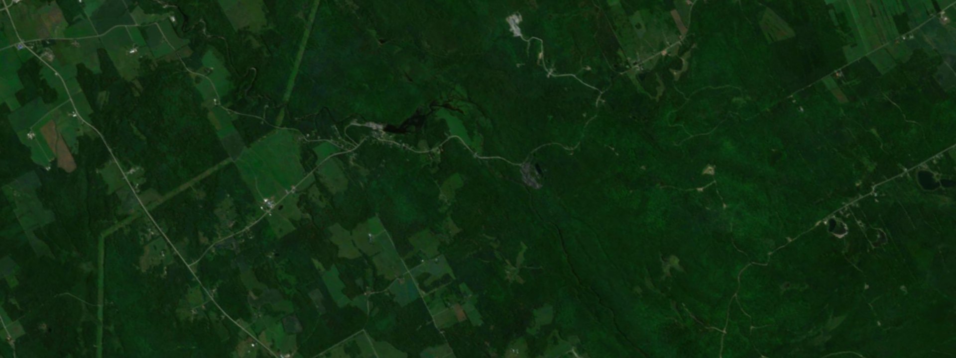 Vue satellite de Kingsbury