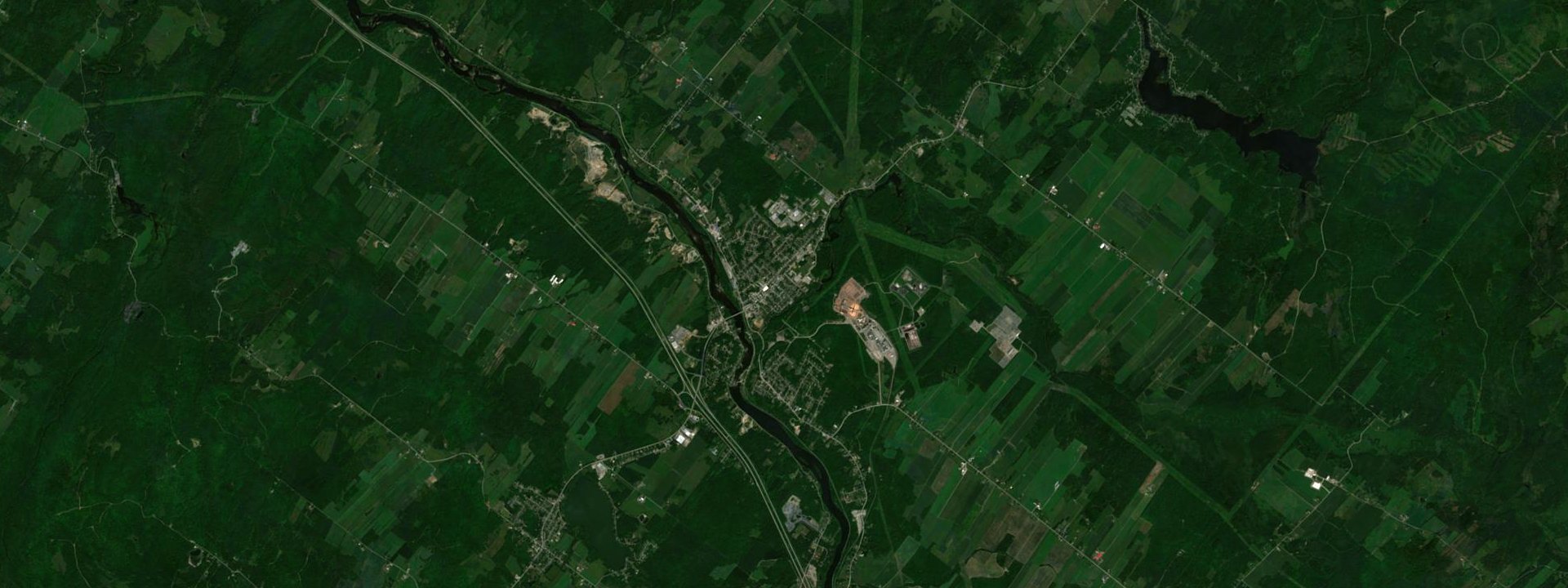 Vue satellite de Windsor