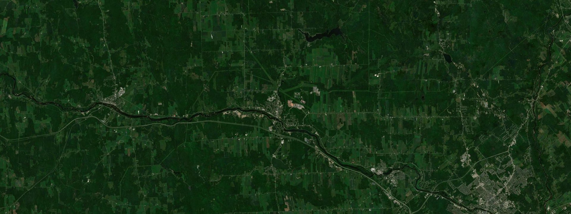 Vue satellite de Val-Joli