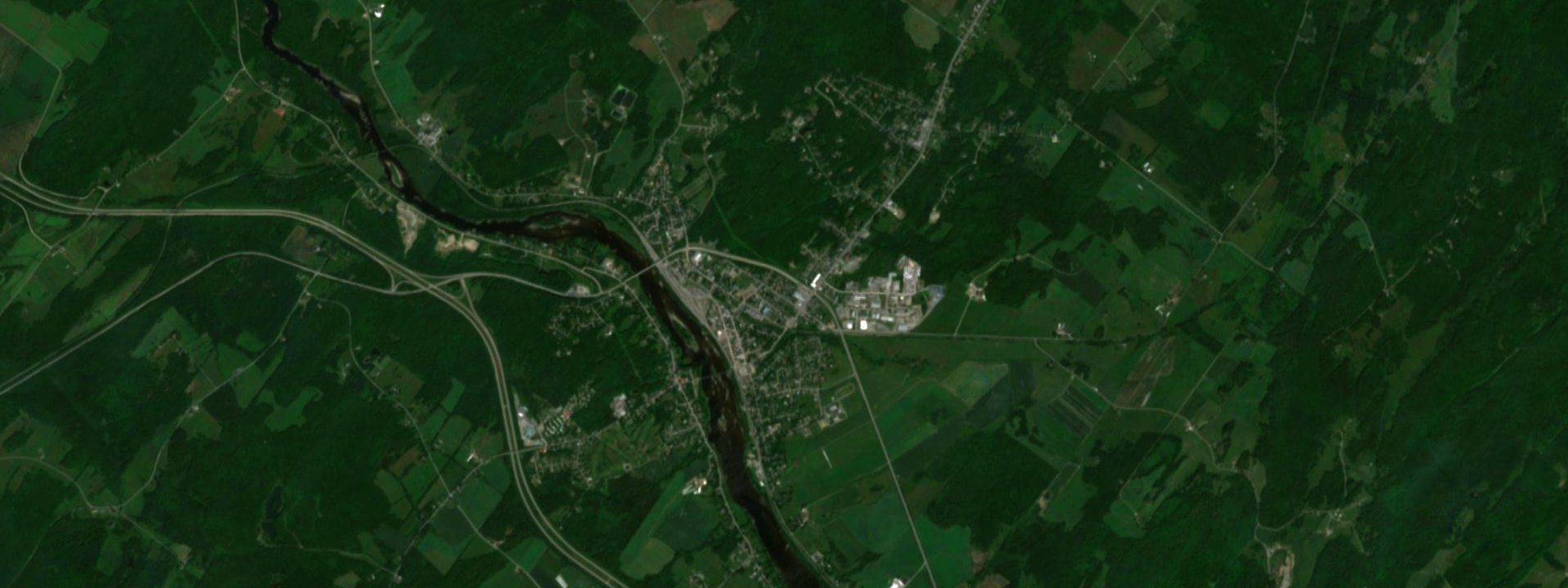 Vue satellite de Richmond