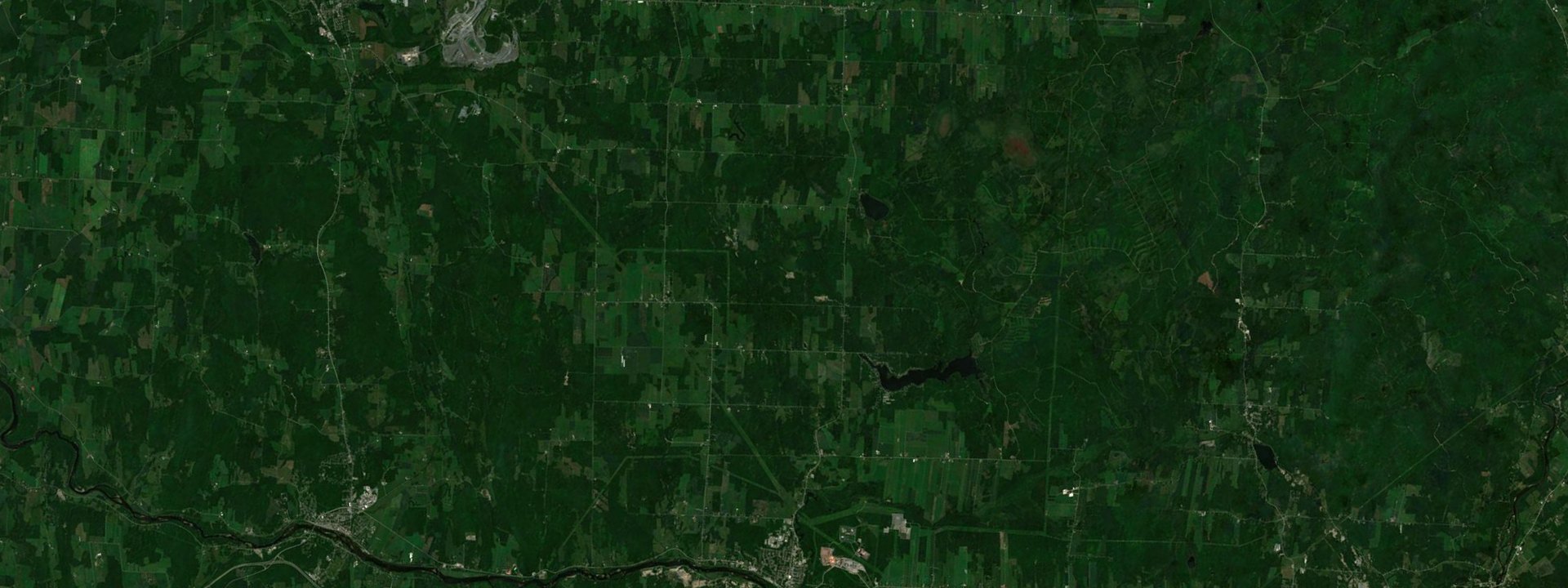 Vue satellite de Saint-Claude