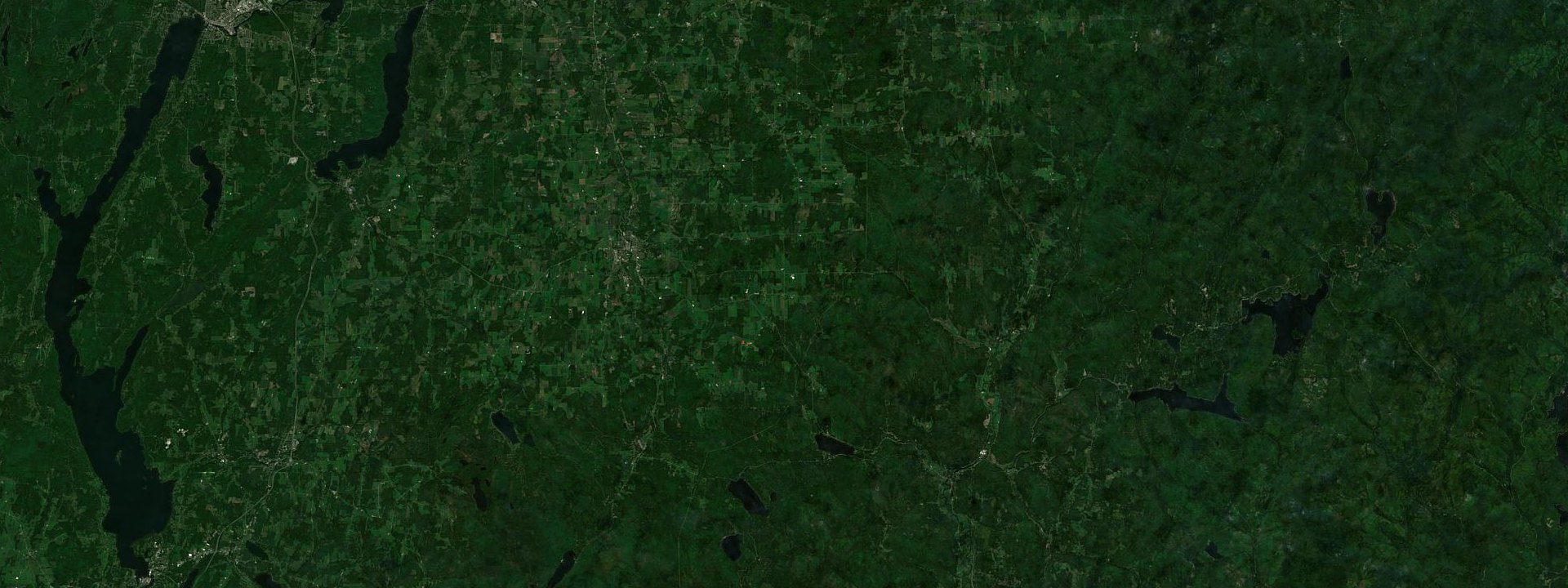 Vue satellite de Saint-Herménégilde