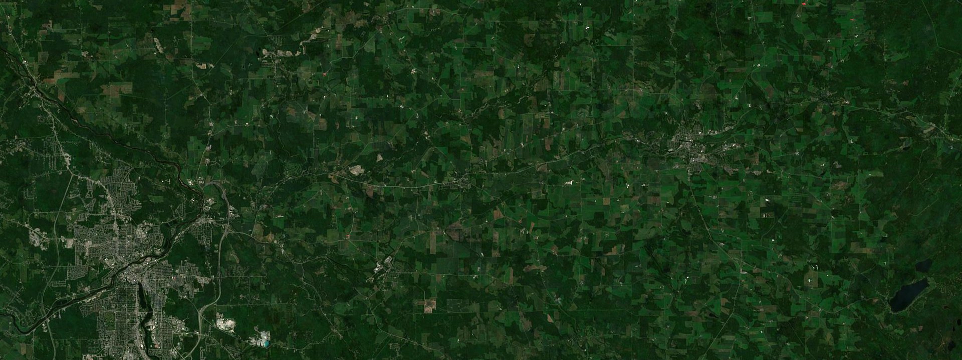 Vue satellite de Compton