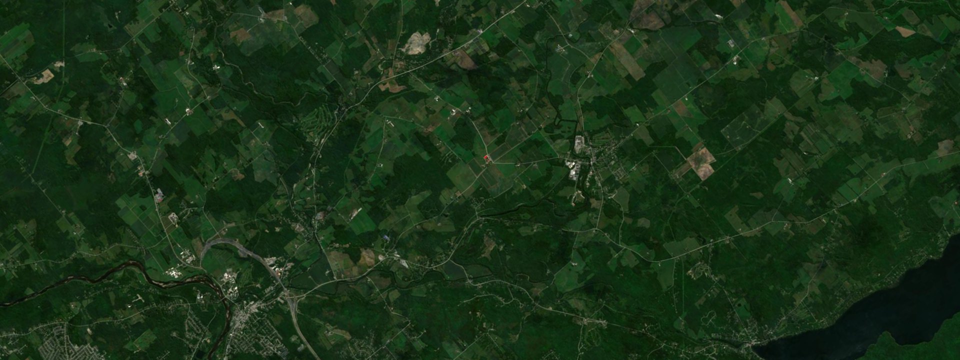 Vue satellite de Waterville