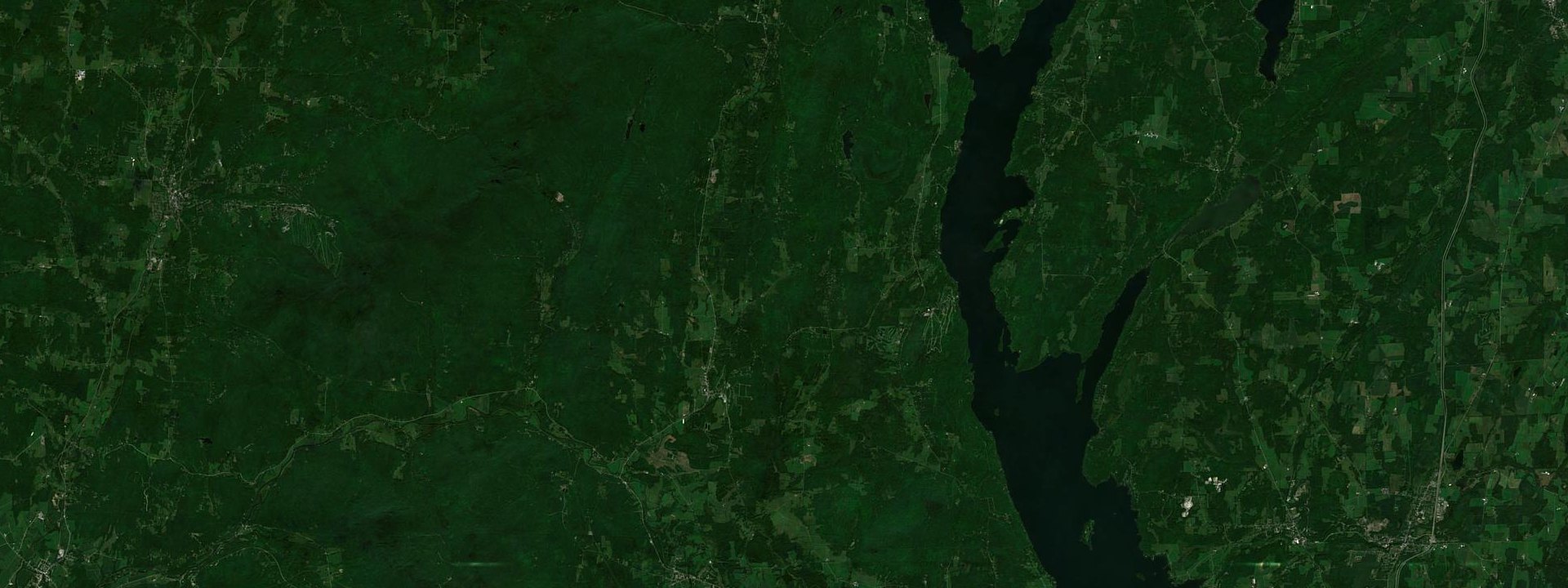 Vue satellite de Potton
