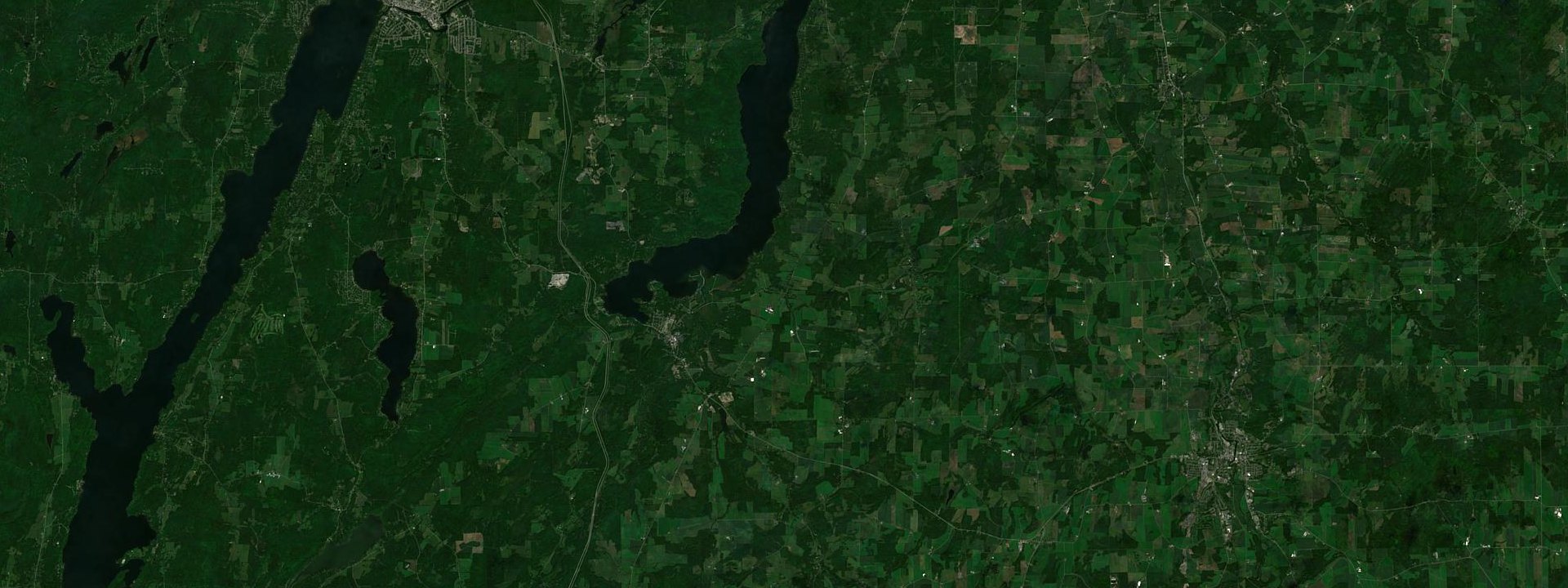 Vue satellite de Hatley