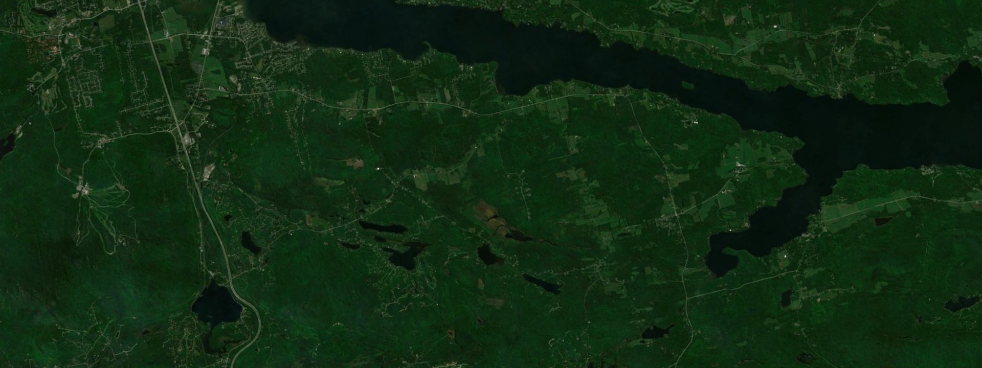 Vue satellite de Austin