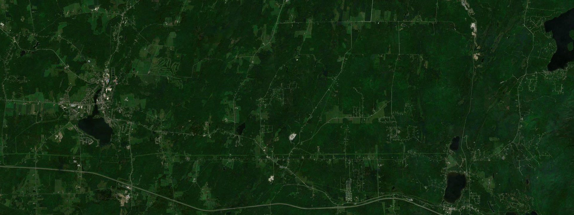 Vue satellite de Stukely-Sud