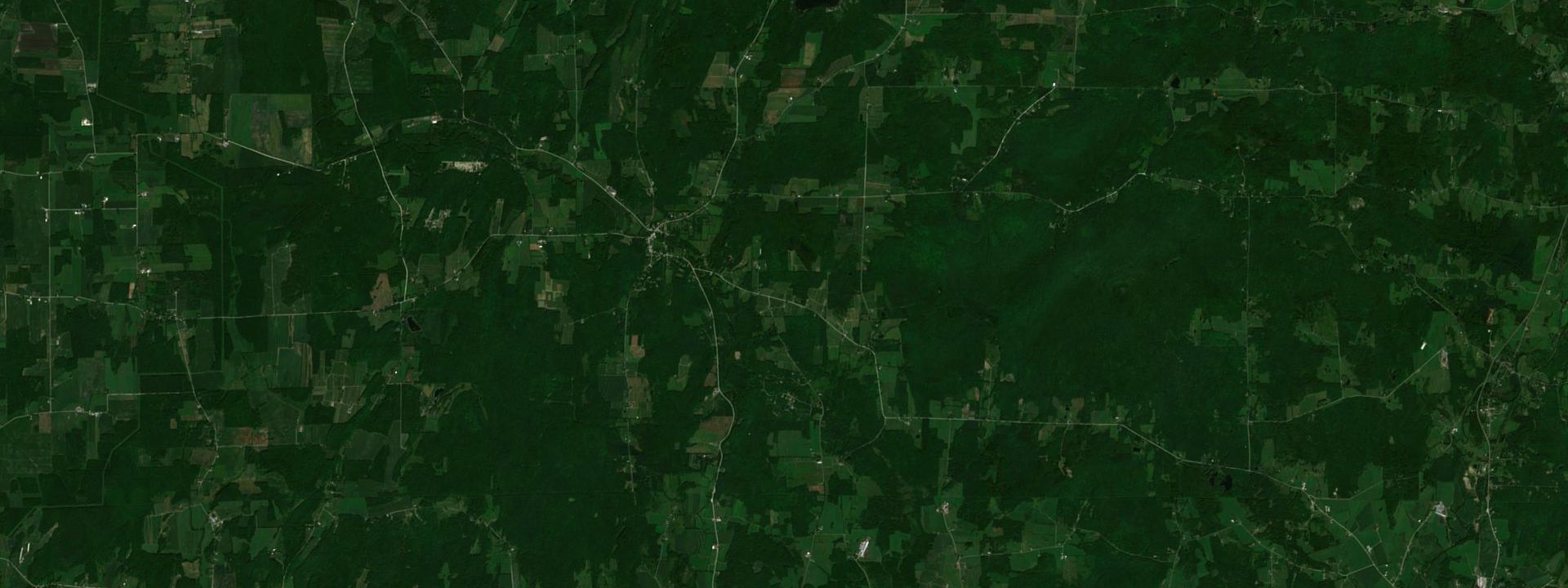 Vue satellite de Frelighsburg