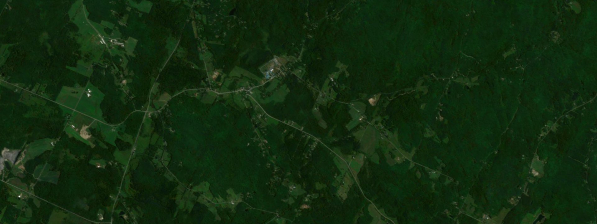 Vue satellite de Brome
