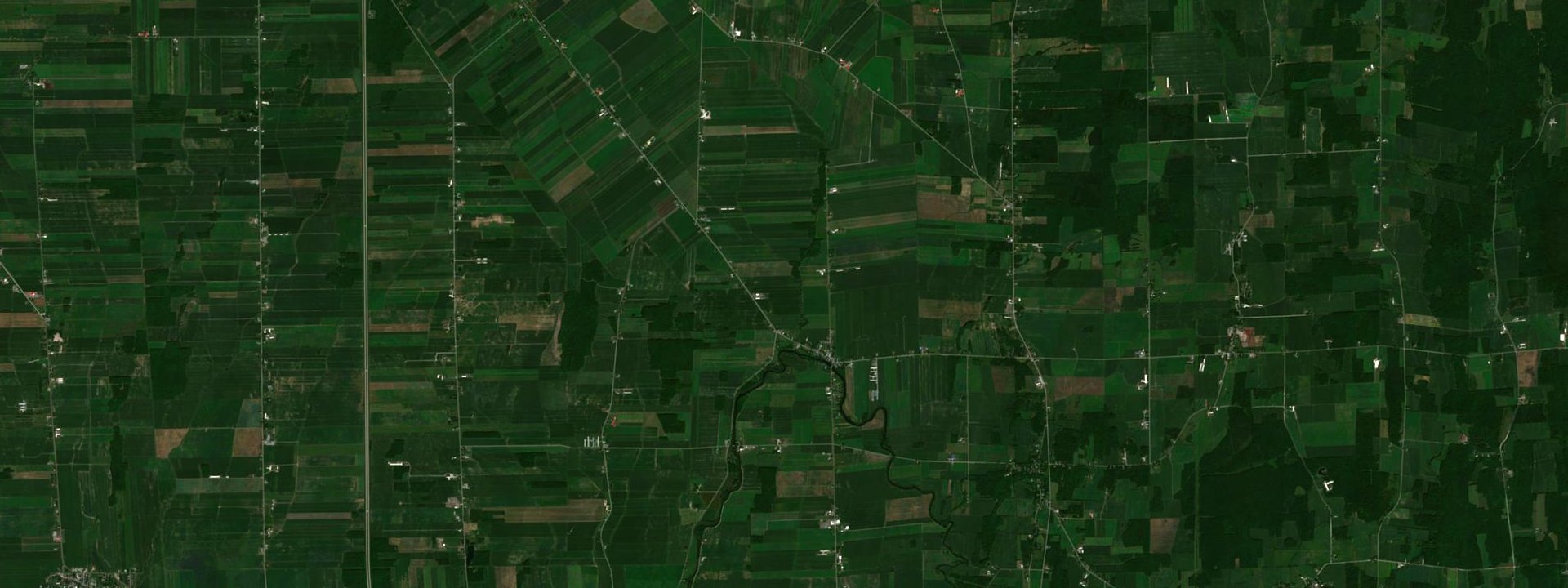 Vue satellite de Notre-Dame-de-Stanbridge