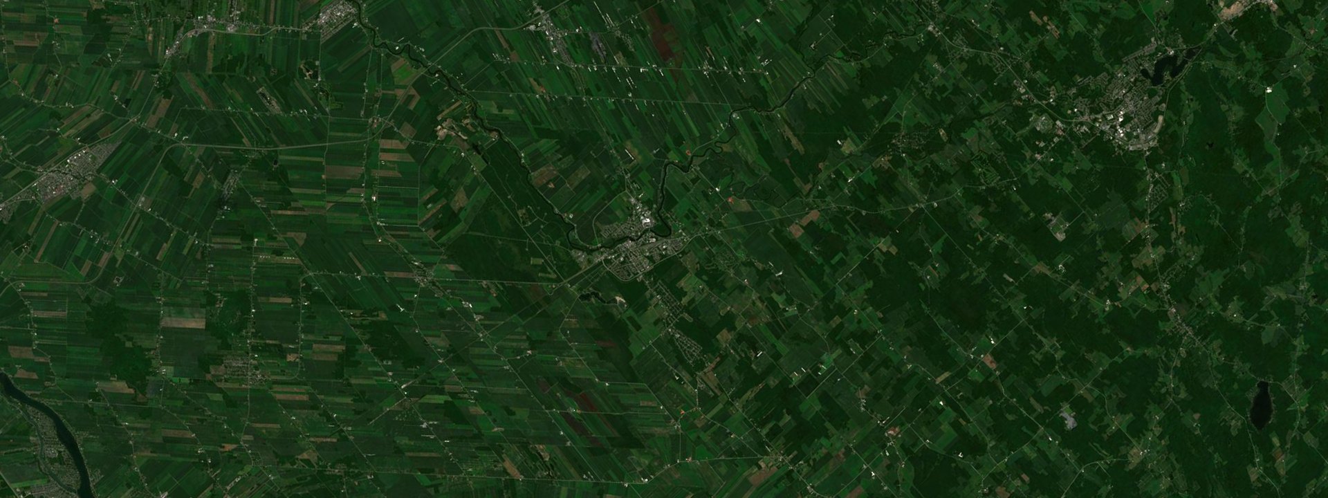 Vue satellite de Farnham