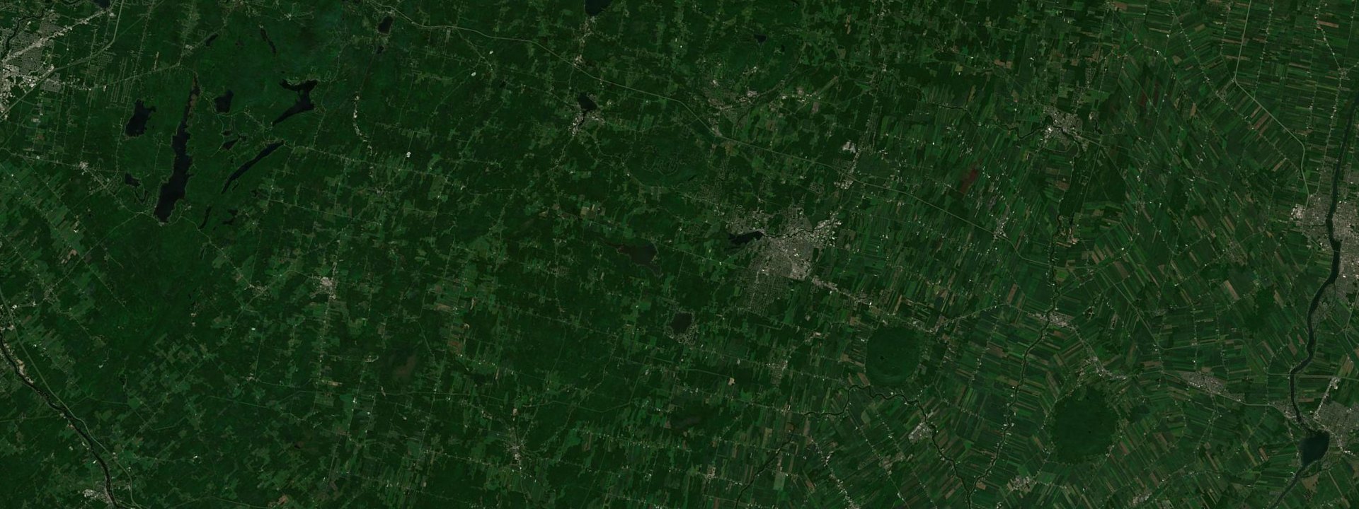 Vue satellite de Shefford
